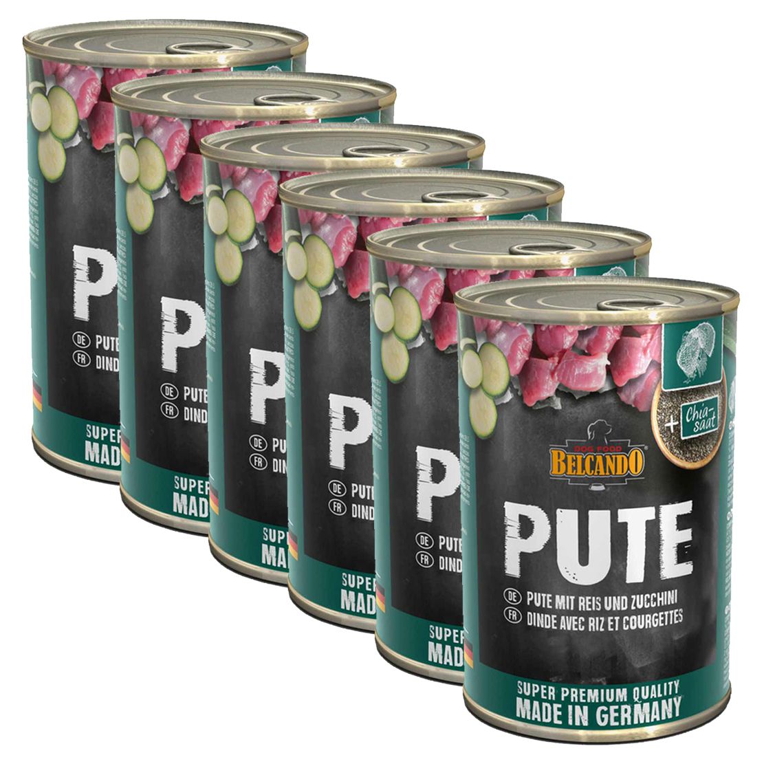 BELCANDO Puretina s rižom i tikvicom - 6 x 400g