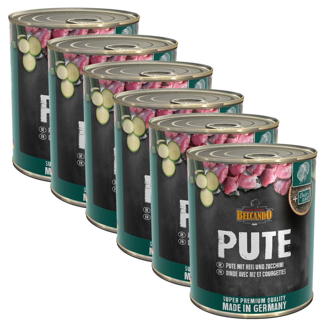 BELCANDO Puretina s rižom i tikvicama - 6 x 800g