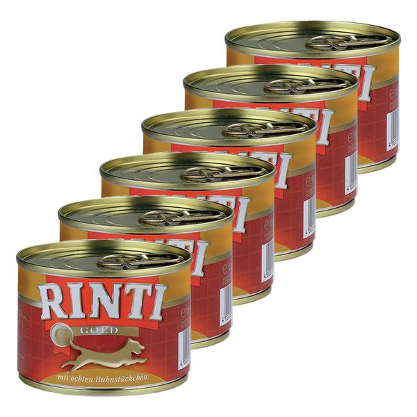 RINTI Gold Pileće meso - konzerva 6 x 185 g