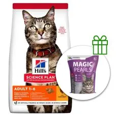 Hill's Science Plan suho krmivo za odrasle mačke s piletinom 10 kg + stelja GRATIS