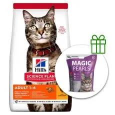 Hill's Science Plan suho krmivo za odrasle mačke s piletinom 15 kg + stelja GRATIS