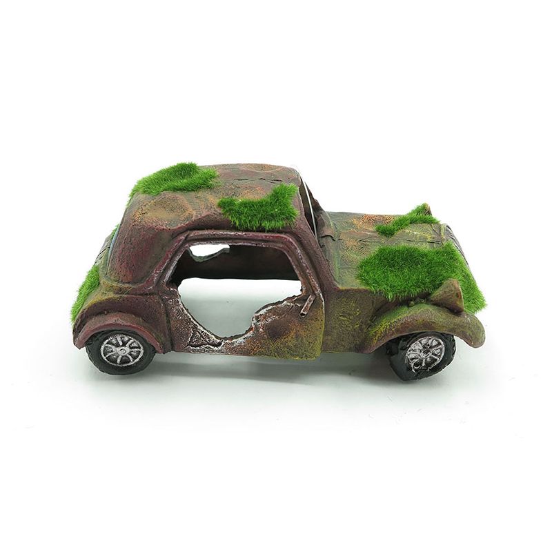 Dekoracija za akvarij - olupina automobila