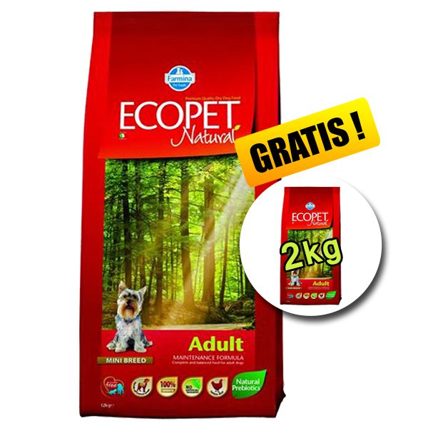 Farmina MO P ECOPET N dog ADULT MINI 12 kg + 2 kg GRATIS