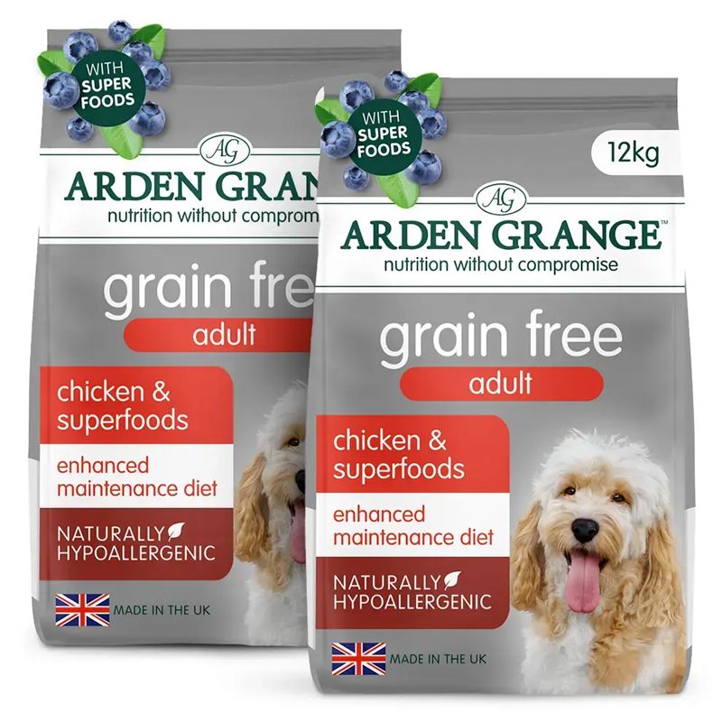 ARDEN GRANGE GF Adult Chicken & Superfoods 2 x 12 kg
