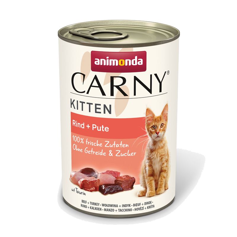 Animonda Carny Kitten - Govedina i puretina 400 g