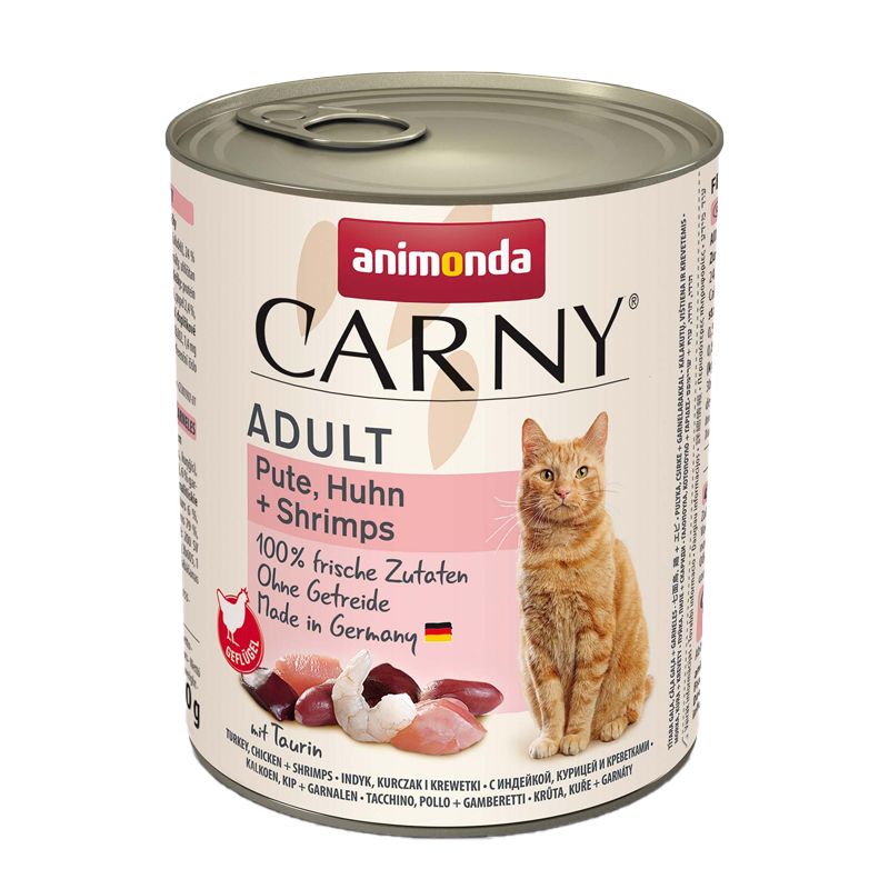 Animonda Carny Adult - Puretina, piletina i škampi 800 g