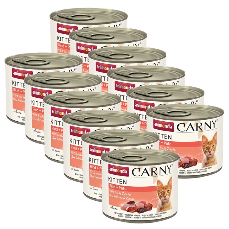 Animonda Carny Kitten - Govedina i morski pas 12 x 200 g