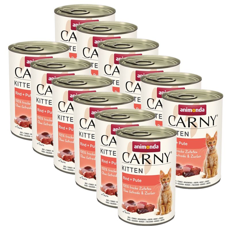 Animonda Carny Kitten - Govedina i morski pas 12 x 400 g