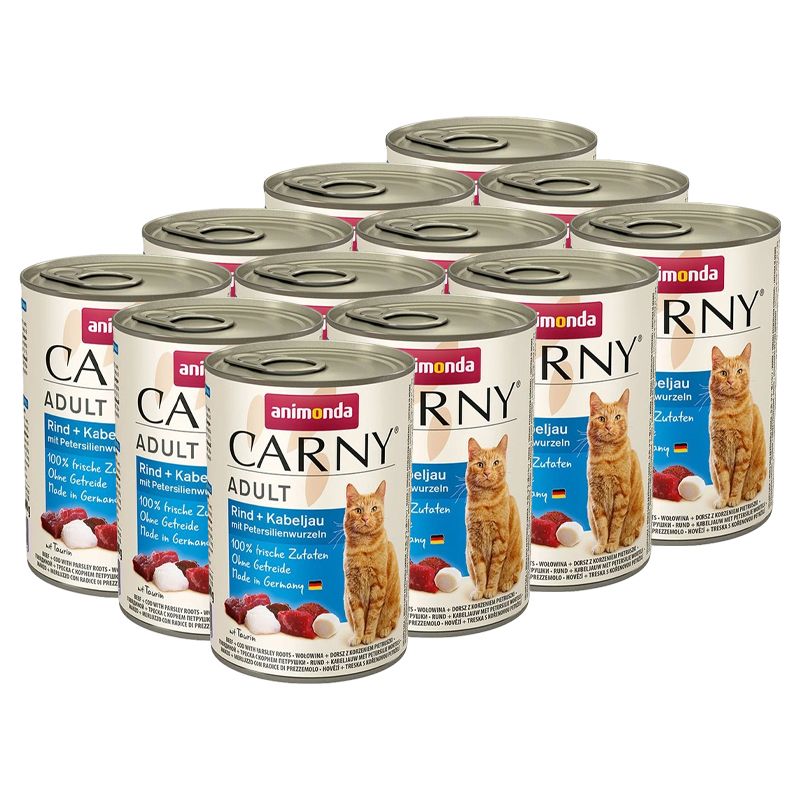 Animonda Carny Adult govedina, oslić i korijen peršuna 12 x 400 g