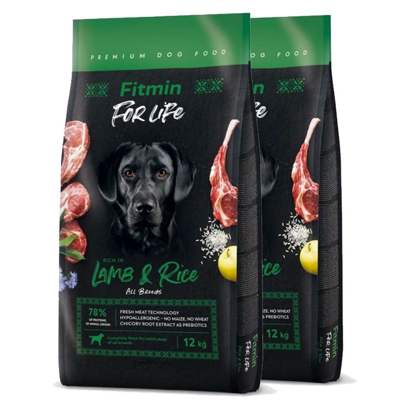 Fitmin FOR LIFE Lamb & Rice 2 x 12 kg