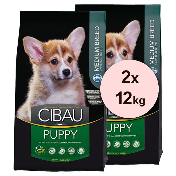 Farmina MO SP CIBAU pas PUPPY MEDIUM 2 x 12 kg