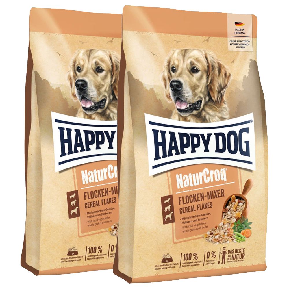 Happy Dog NaturCroq Flocken Mixer 2 x 10 kg