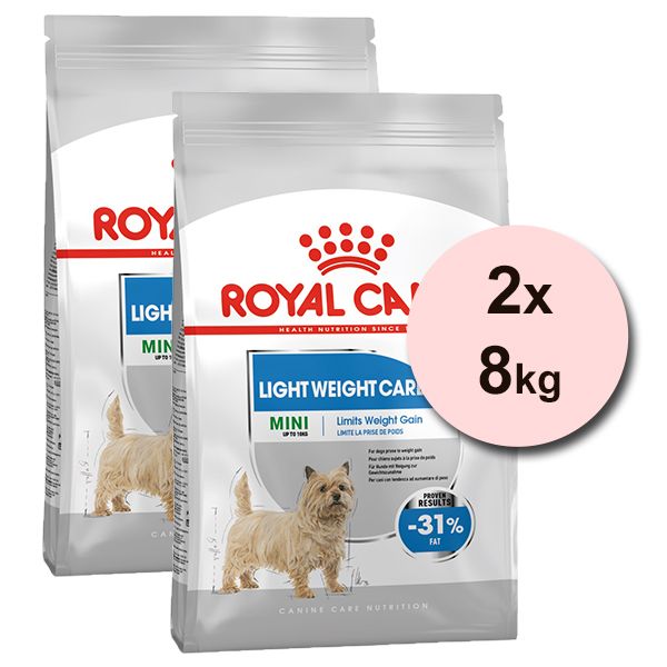 ROYAL CANIN Mini Light Weight Care dijetno suho krmivo za pse 2 x 8 kg