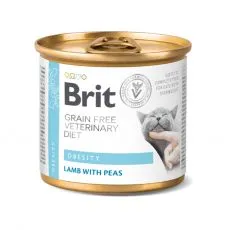 Brit Veterinary Diets GF cat Obesity 200 g