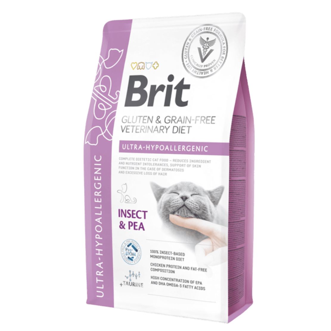 Brit Veterinary Diets GF cat Ultra-hypoallergenic 2 kg