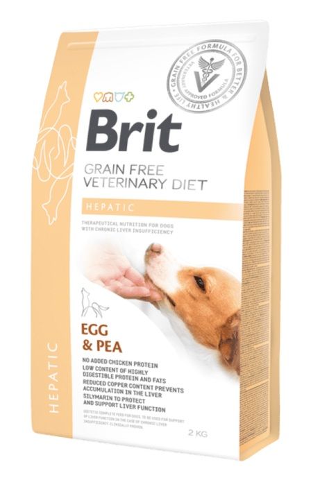Brit Veterinary Diets GF dog Hepatic 2 kg