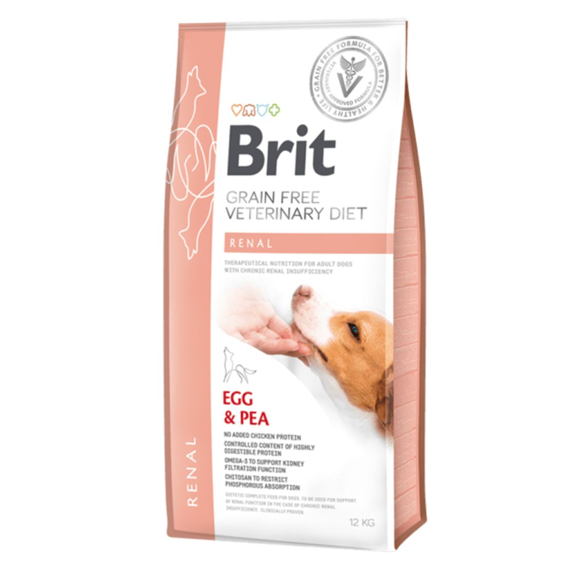 Brit Veterinary Diets GF dog Renal 12 kg