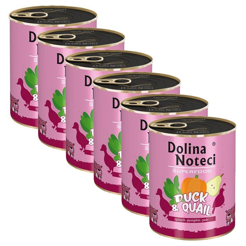 Dolina Noteci Superfood Patka & Prepelica 6 x 400 g