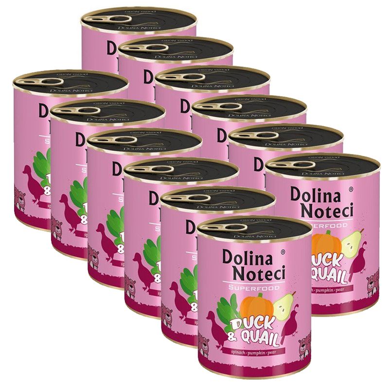 Dolina Noteci Superfood Patka & Prepelica 12 x 400 g