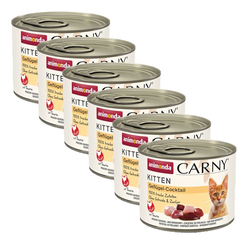 Animonda Carny Kitten - Pileći koktel 6 x 200 g