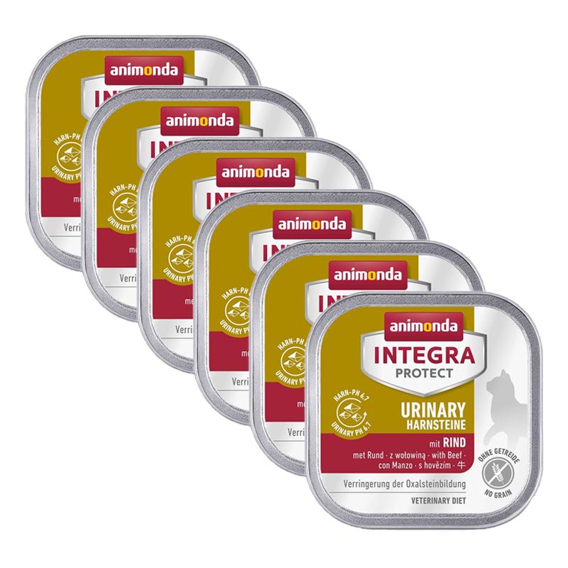 Animonda Integra Protect Cat Harnsteine Urinary - govedina 6 x 100g