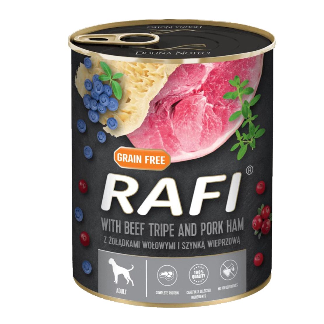 Rafi Adult GF Paté with Beef Tripe and Pork Ham 800 g
