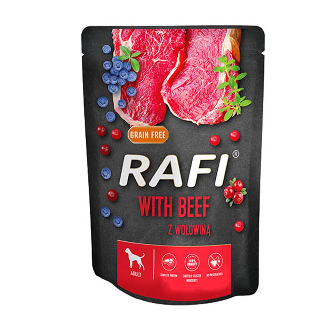 Rafi Adult GF Paté with Beef 500 g