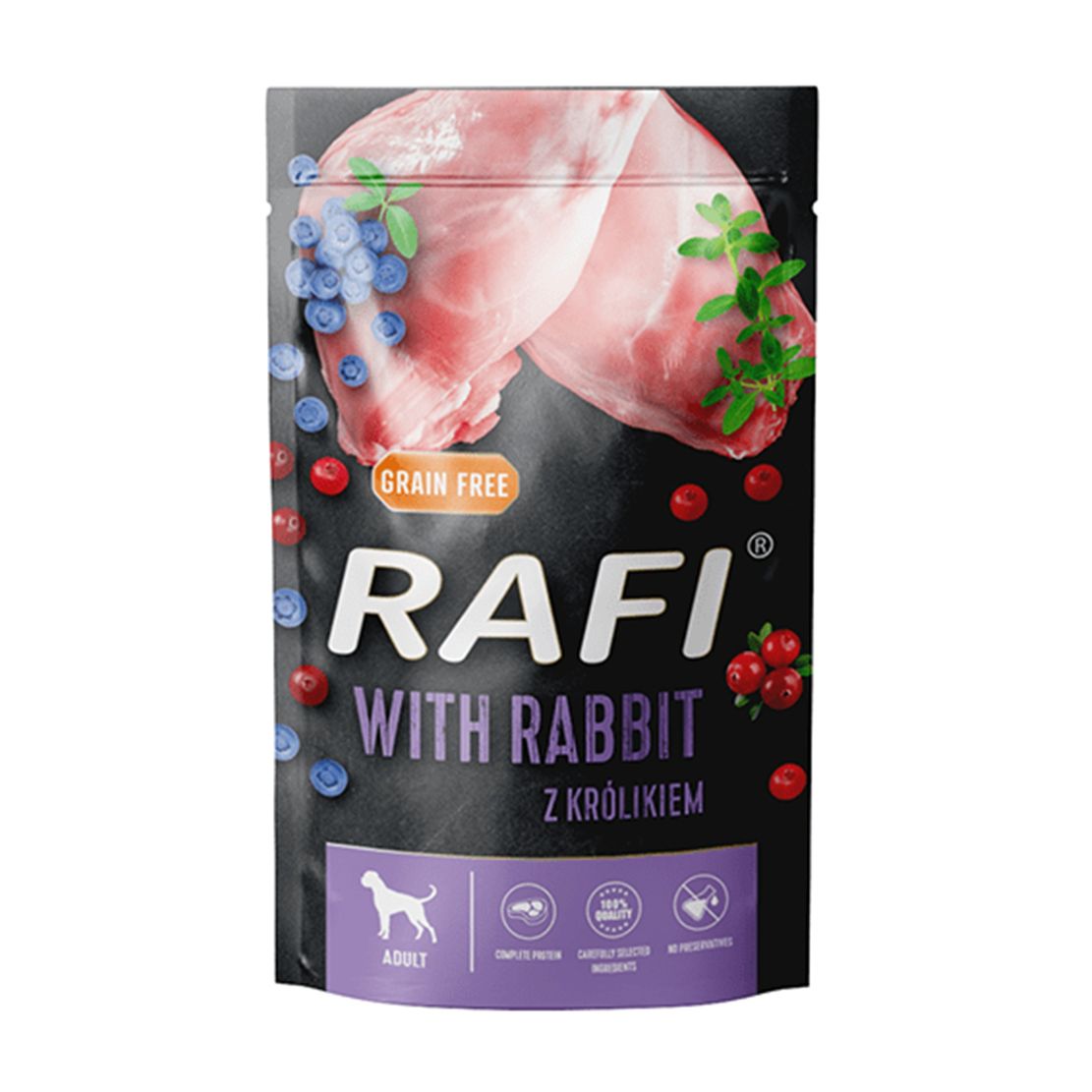 Rafi Adult GF Paté with Rabbit 500 g