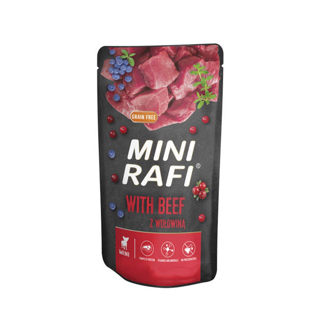 Rafi Adult Mini GF with Beef 150 g