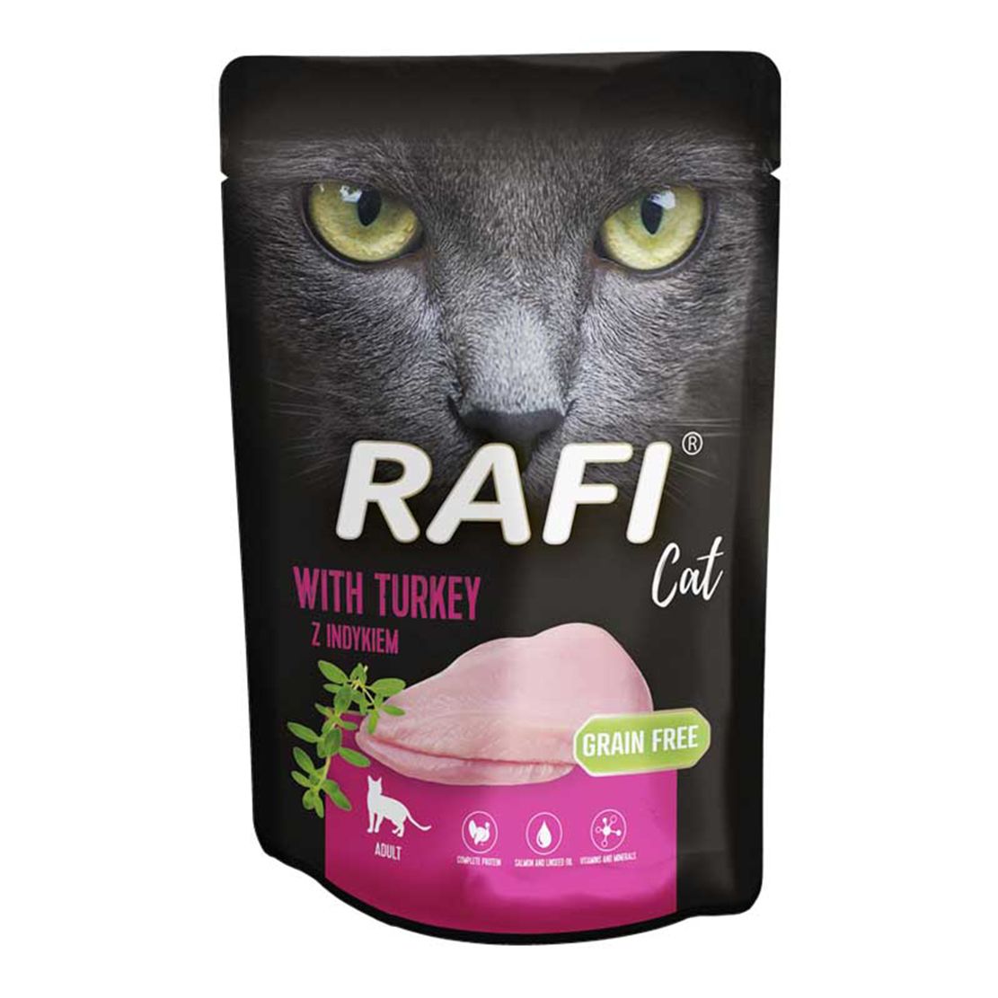 Rafi Cat Adult Paté with Turkey 100 g