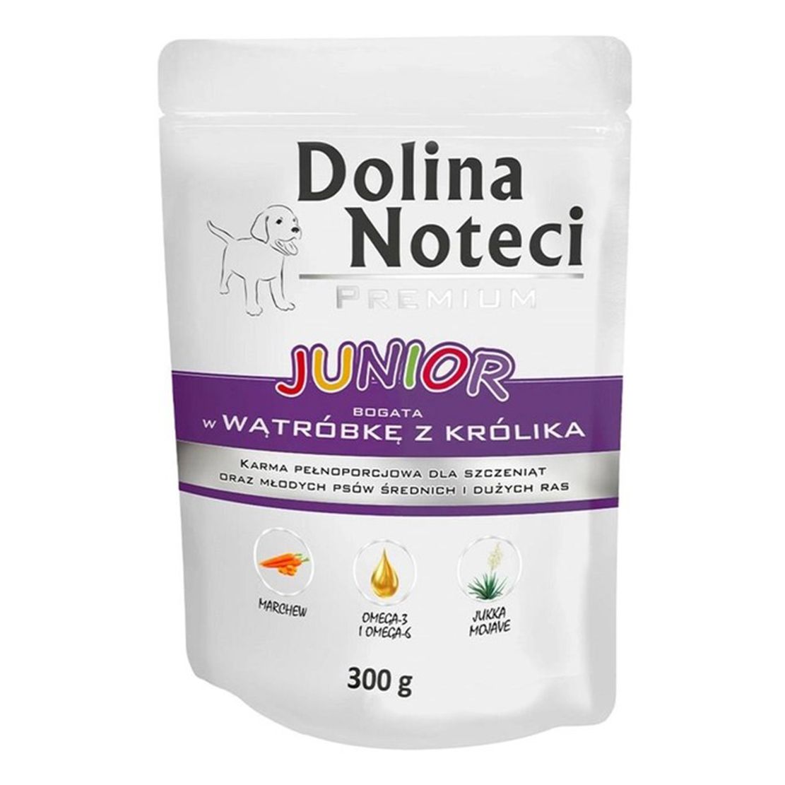 Dolina Noteci Premium Junior Rich In Rabbit Liver 300 g