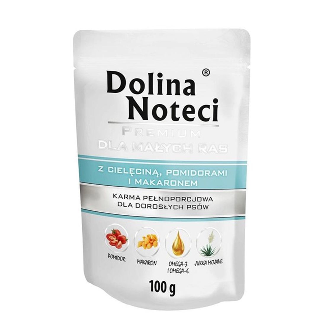 Dolina Noteci Premium Small Breed with Veal, Tomato and Pasta 100 g