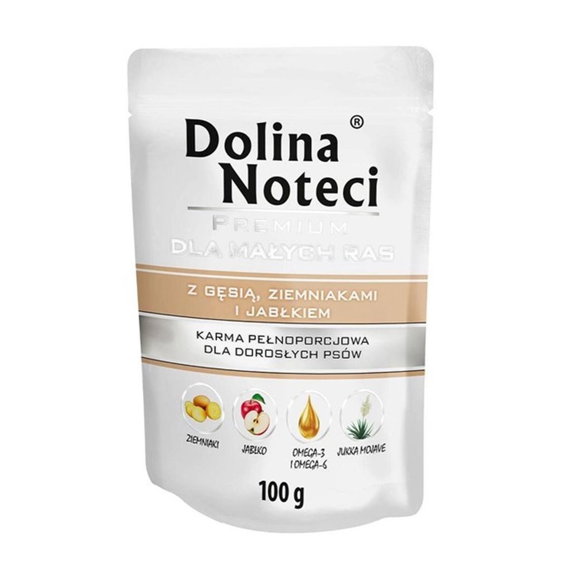 Dolina Noteci Premium Small Breed with Goose, Potato and Apple 100 g
