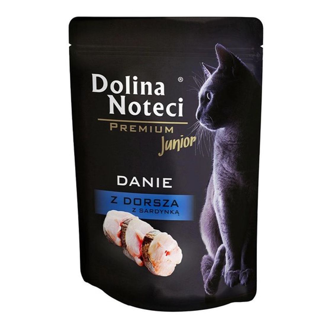 Dolina Noteci Premium Cat Junior Dish with Cod & Sardine 85 g