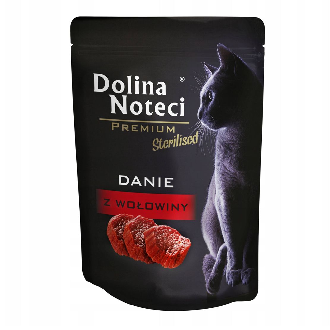 Dolina Noteci Premium Cat Sterilized Dish with Beef 85 g