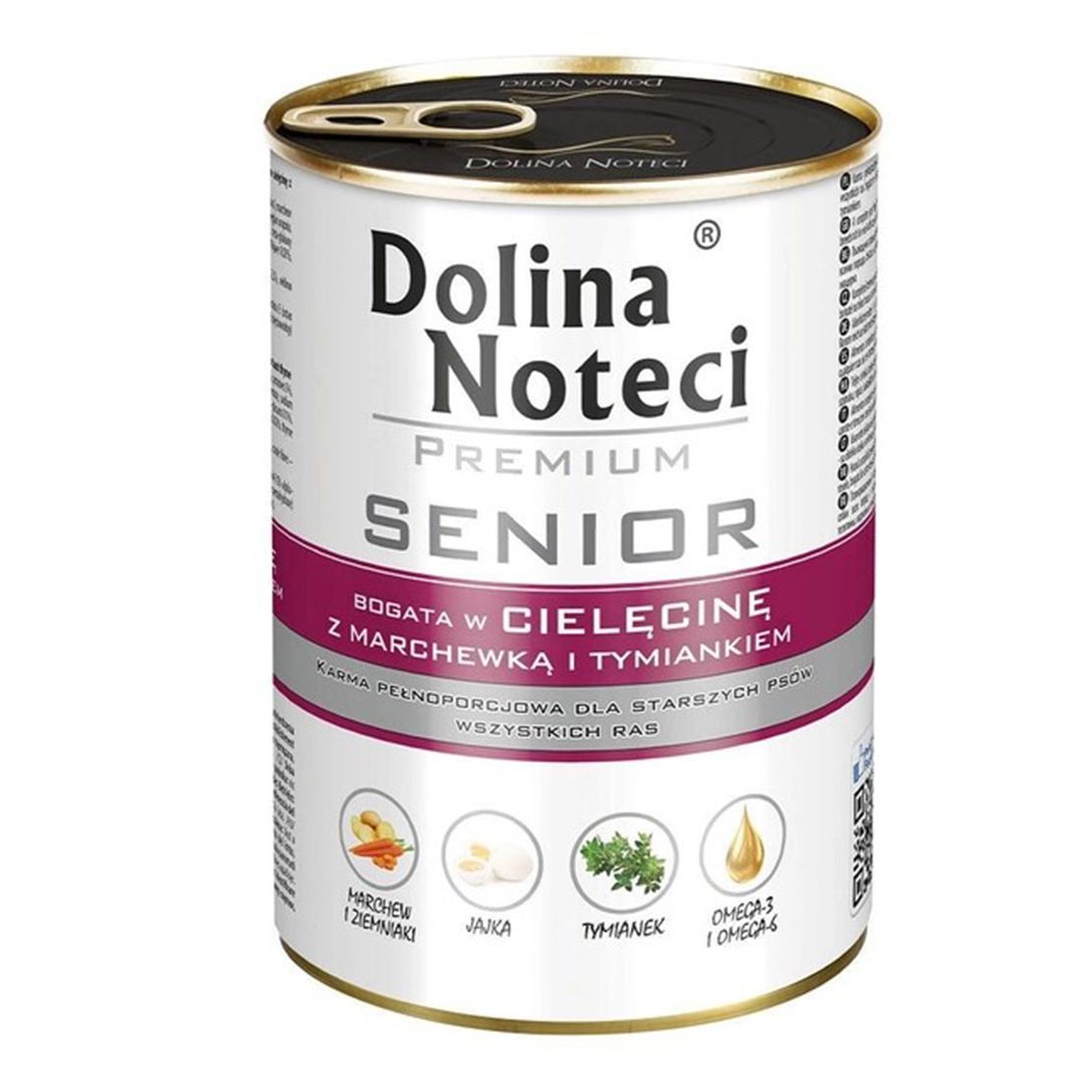 Dolina Noteci Premium Senior Rich in Veal with Carrot & Thyme 400 g