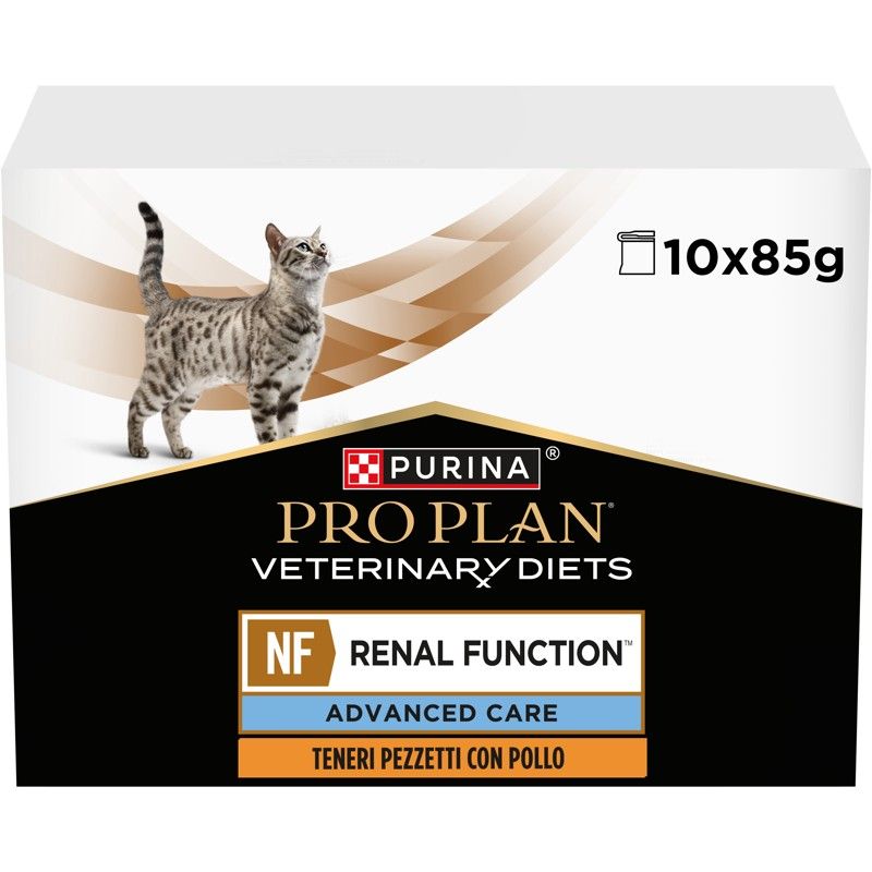 Purina Pro Plan Veterinary Diets Feline – NF Renal Function Chicken 10 x 85 g