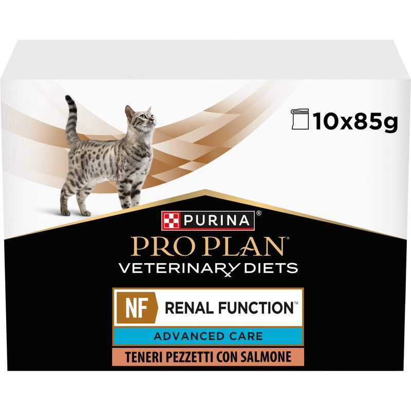 Purina Pro Plan Veterinary Diets Feline – NF Renal Function Salmon 10 x 85 g