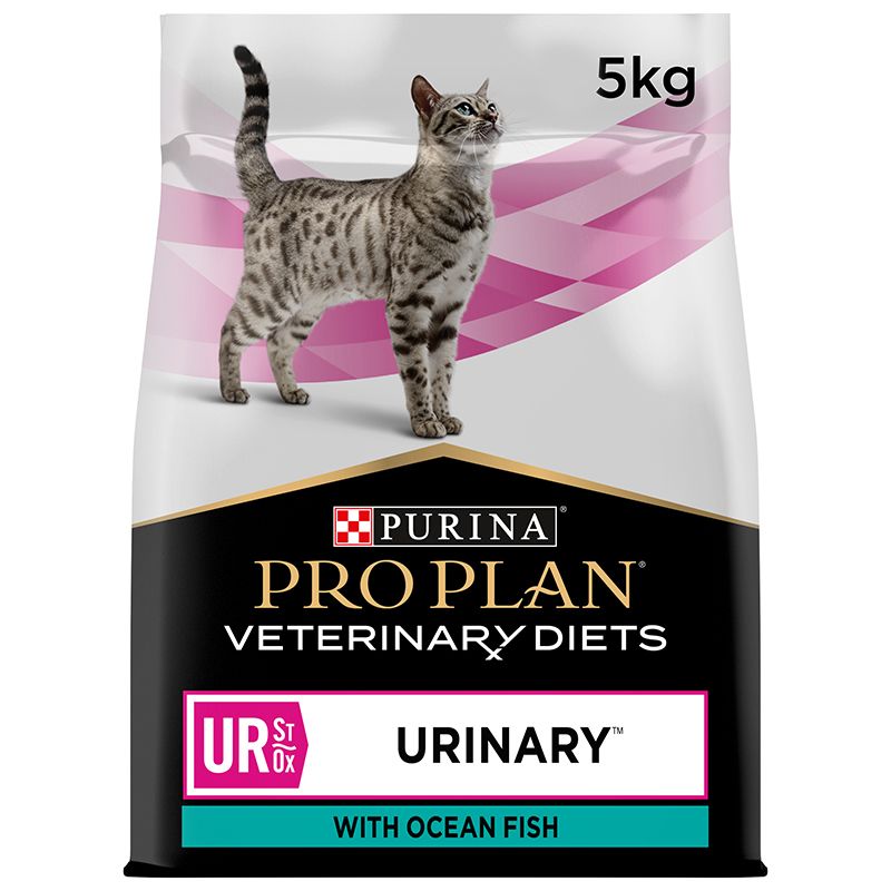 Purina Pro Plan Veterinary Diets Feline – UR St/Ox Urinary Ocean Fish 5 kg