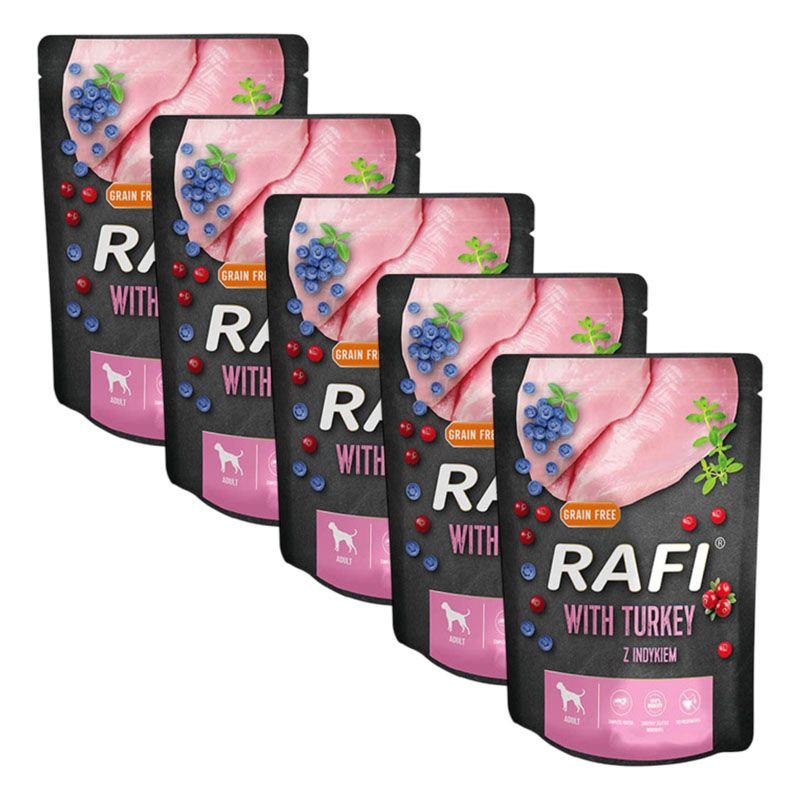 Rafi Adult GF Paté with Turkey 5 x 300 g
