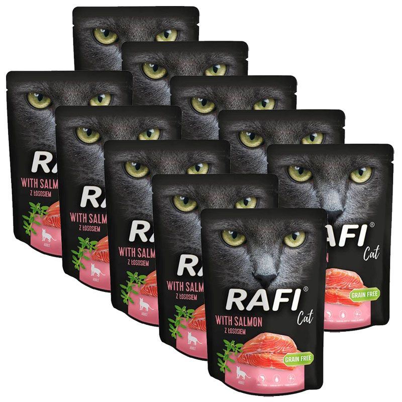 Rafi Cat Adult Paté s lososom 10 x 300 g