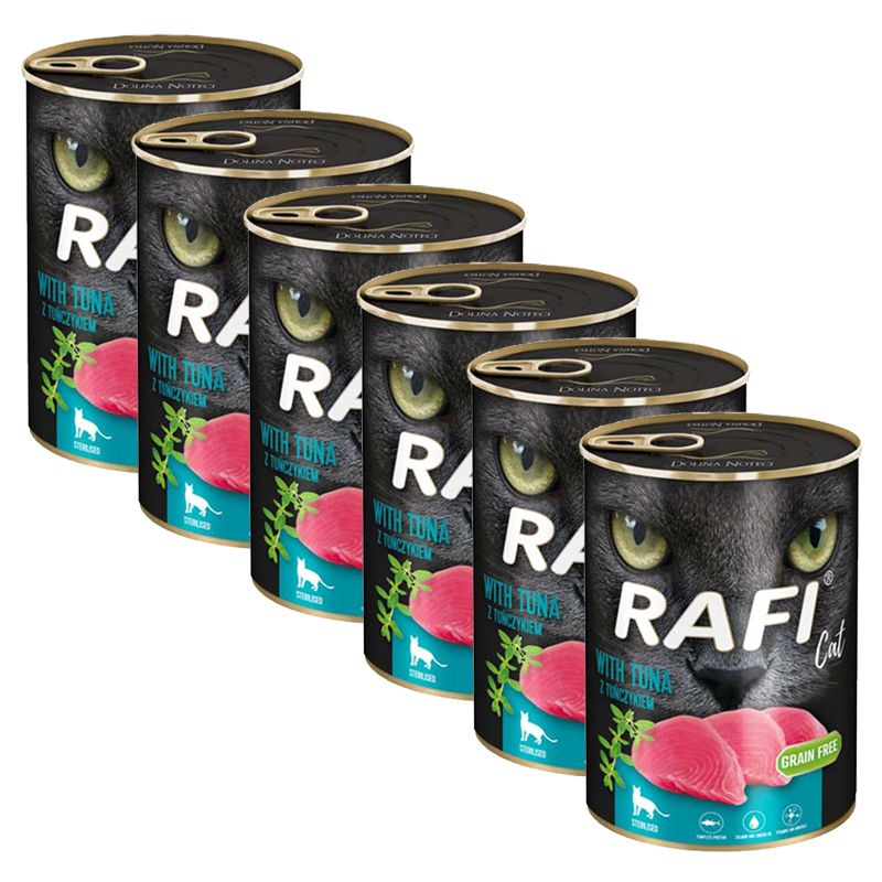 Rafi Cat Sterilised Paté with Tuna 6 x 400 g