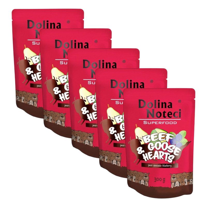 Dolina Noteci Superfood Govedina & Gusja srca 5 x 300 g