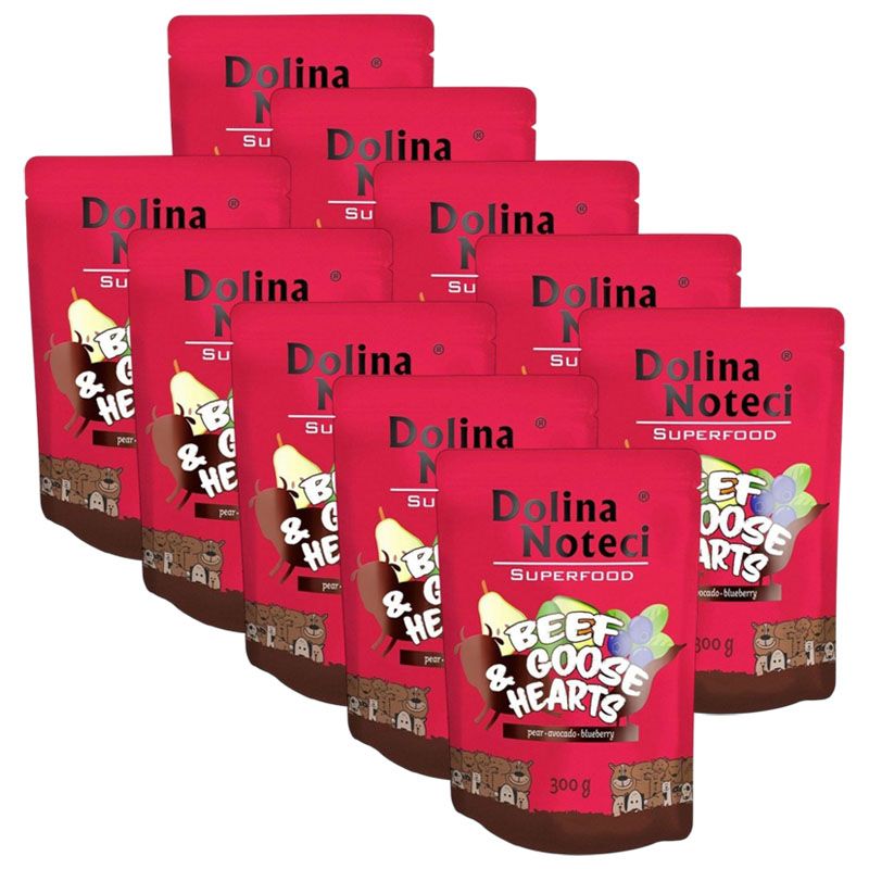 Dolina Noteci Superfood Goveđa & Gusja srca 10 x 300 g