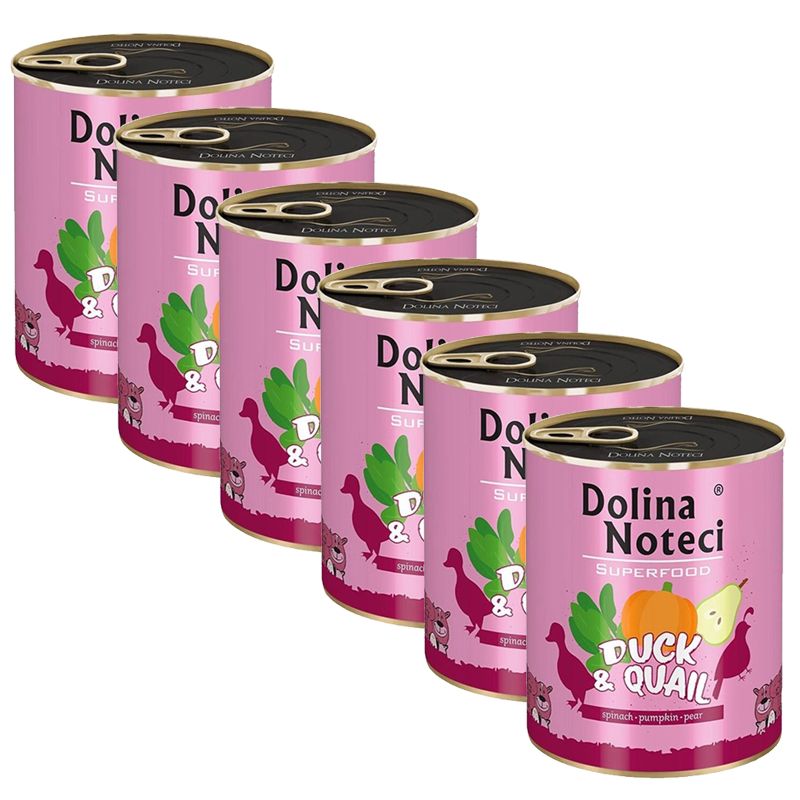 Dolina Noteci Superfood Patka & Prepelica 6 x 800 g
