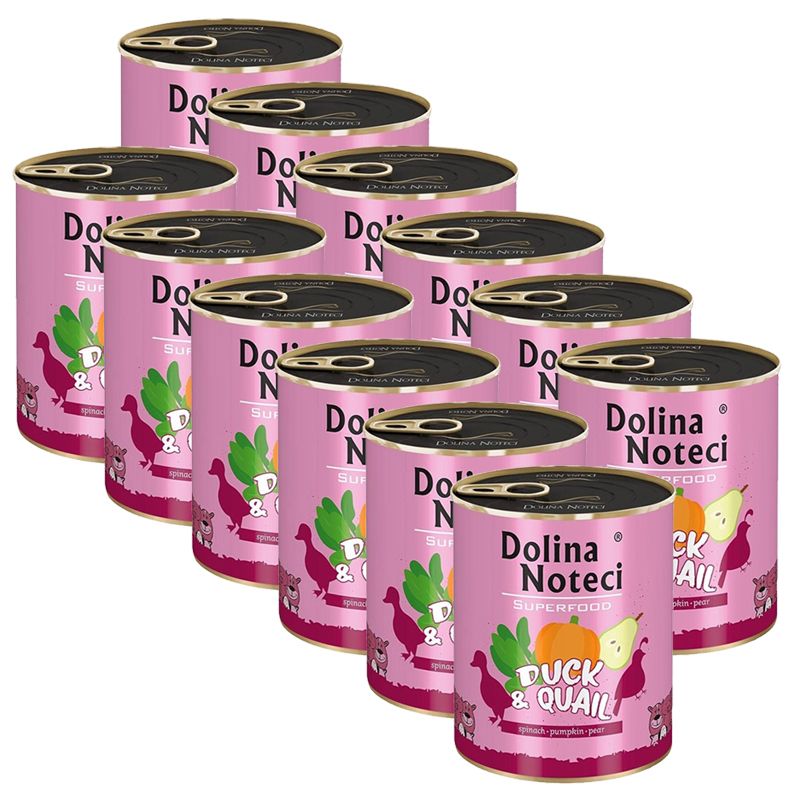 Dolina Noteci Superfood Patka & Prepelica 12 x 800 g