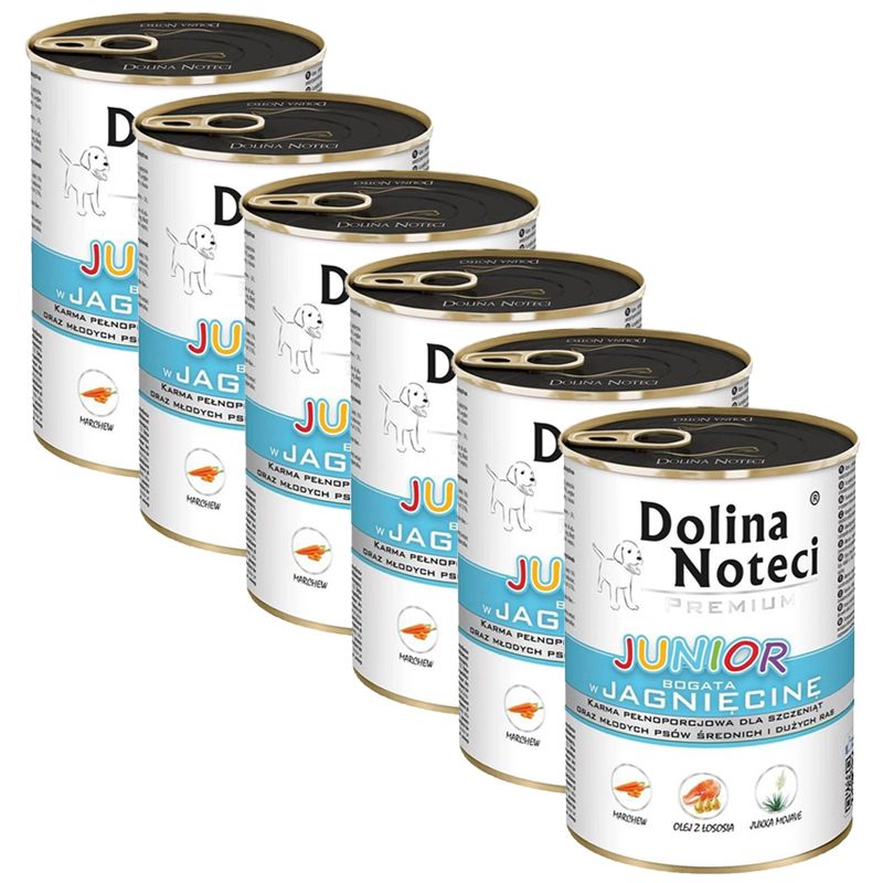 Dolina Noteci Premium Junior Rich in Lamb 6 x 400 g