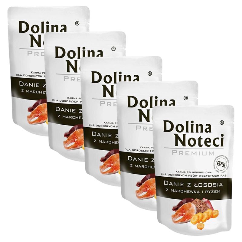 Dolina Noteci Premium Salmon Stew with Carrot and Brown Rice 5 x 100 g