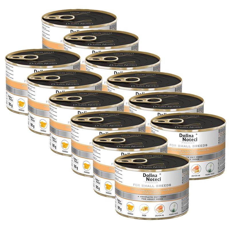 Dolina Noteci Premium Small Breed with Pheasant, Pumpkin and Pasta 12 x 185 g