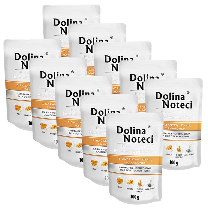 Dolina Noteci Premium Small Breed with Pheasant, Pumpkin and Pasta 10 x 100 g